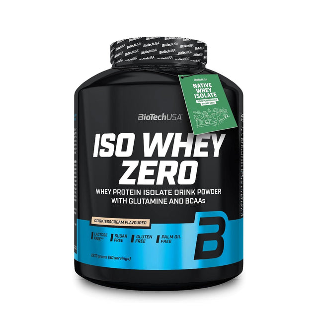5 LBS-ISO WHEY ZERO | COOKIES & CREAM FLAVOR | GYM SUPPLEMENTS U.S
