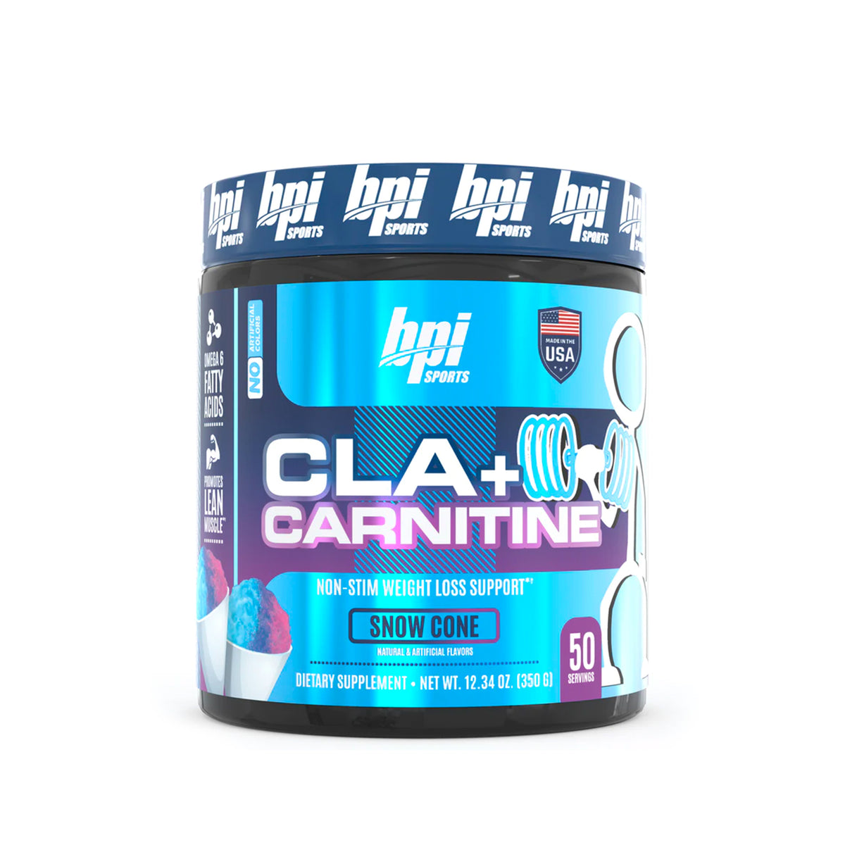 CLA + CARNITINE | SNOW CONE FLAVOR | GYMSUPPLEMENTSUS.COM