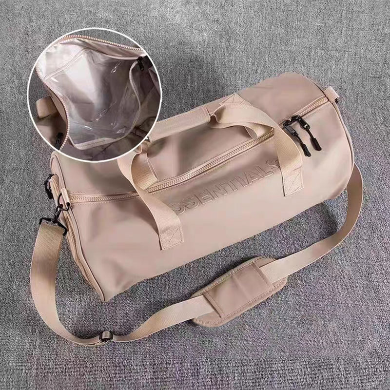 FEAR OF GOD ESSENTIALS DUFFLE BAG - CREAM COLOR