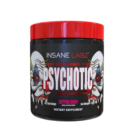 INSANE LABZ PSYCHOTIC PRE WORKOUT | COTTON CANDY FLAVOUR