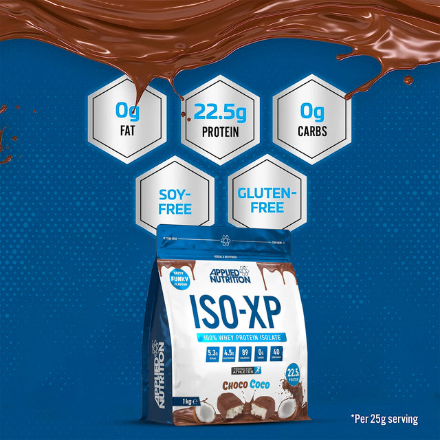 ISO XP WHEY PROTEIN 1KG - CHOCO-COCO FLAVOR | GYM SUPPLEMENTS U.S