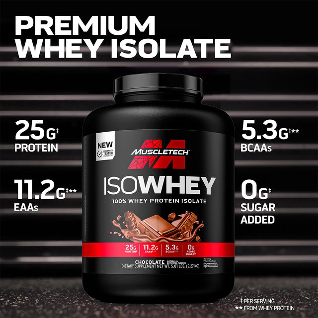 MUSCLETECH NITRO TECH ISOWHEY | CHOCOLATE FLAVOUR | GYM SUPPLEMENTS U.S