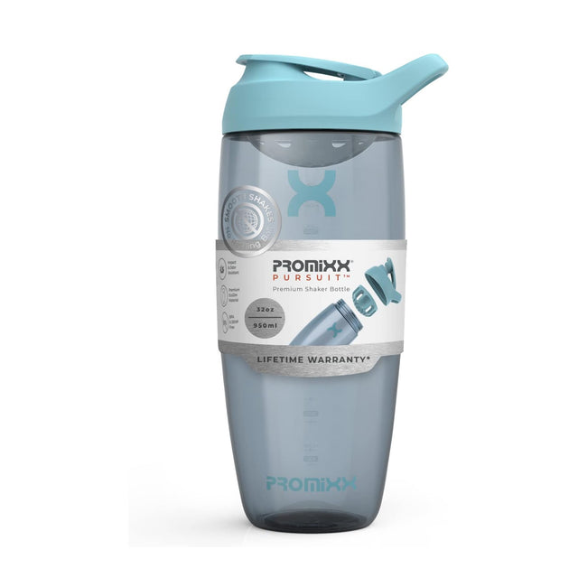PROMIXX PURSUIT PROTEIN SHAKER BOTTLE | OCEAN CALM BLUE COLOR
