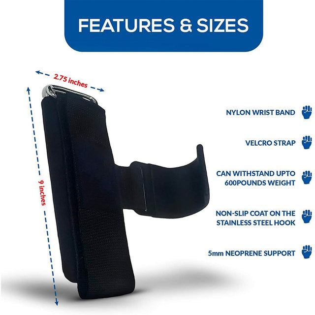 WEIGHT LIFTING HOOKS | GYM SUPPLEMENTS U.S