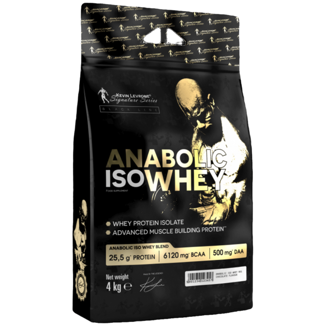 Anabolic IsoWhey 4kg whey protein powder for muscle growth and recovery