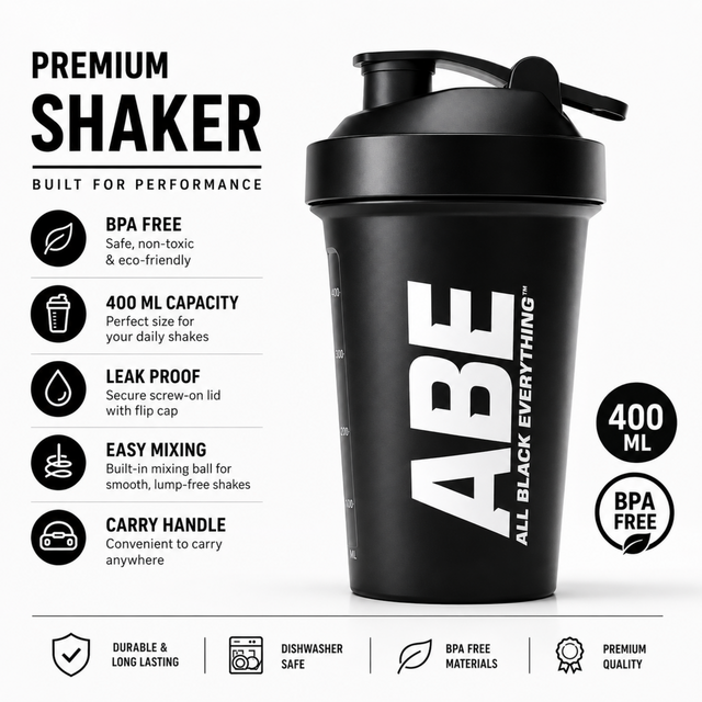 Applied Nutrition ABE Shaker Bottle 400ml Black