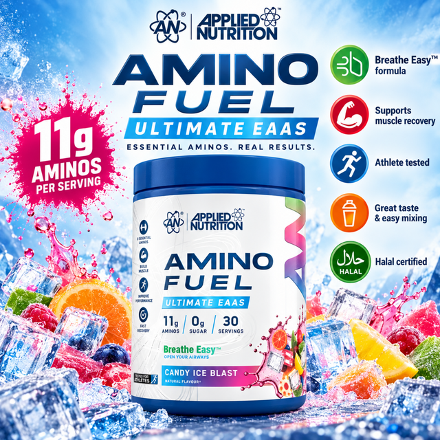 Applied Nutrition Amino Fuel Candy Ice Blast with 11g amino acids per serving
