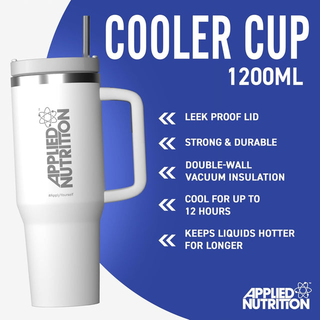 Applied Nutrition Cooler Tumbler Cup for gym, fitness and daily use – available at Gym Supplements U.S.