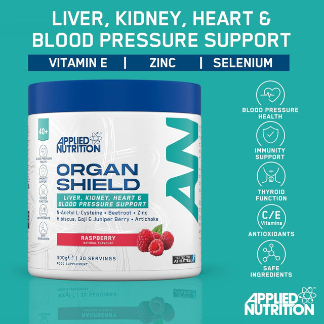 Applied Nutrition Organ Shield Supplement - 30 Servings - Gym Supplements U.S