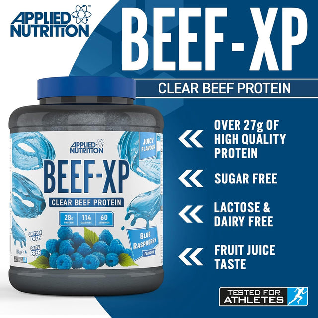 BEEF-XP CLEAR HYDROLYSED BEEF PROTEIN - BLUE RASPBERRY FLAVOUR