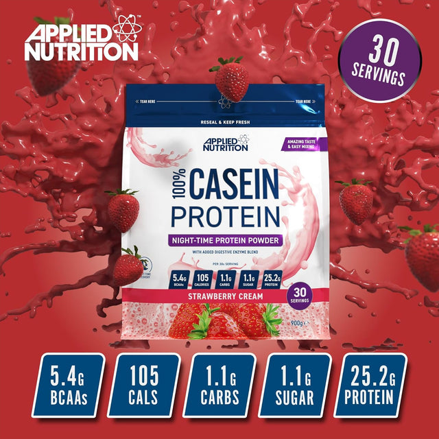 MICELLAR CASEIN PROTEIN | STRAWBERRY FLAVOR | 30 SERVINGS