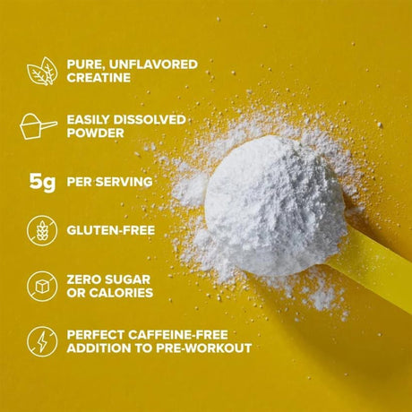 Unflavoured Creatine Powder – Mixes Easily with Water or Shakes