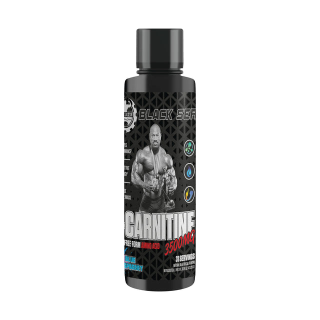 DJSS Black Series Carnitine Liquid 3500mg Blue Raspberry - Fat Burner Supplement for Weight Loss & Energy Boost
