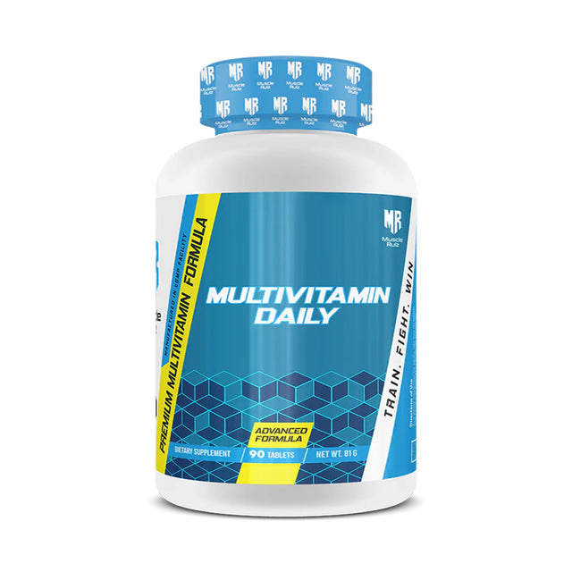 Muscle Rulz Multivitamin Daily 90 Tablets – Essential Vitamins and Minerals for Energy and Wellness