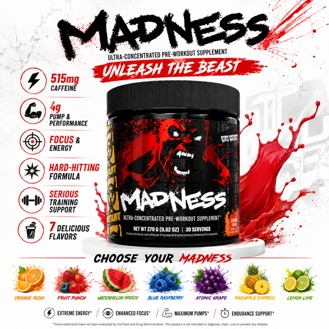 MUTANT Madness Orange Rush Ultra-Concentrated Pre-Workout