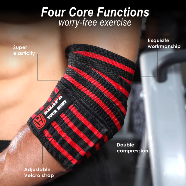 WOSWEIR Gym Elbow Protection Pad for Professional Weightlifting and Injury Prevention