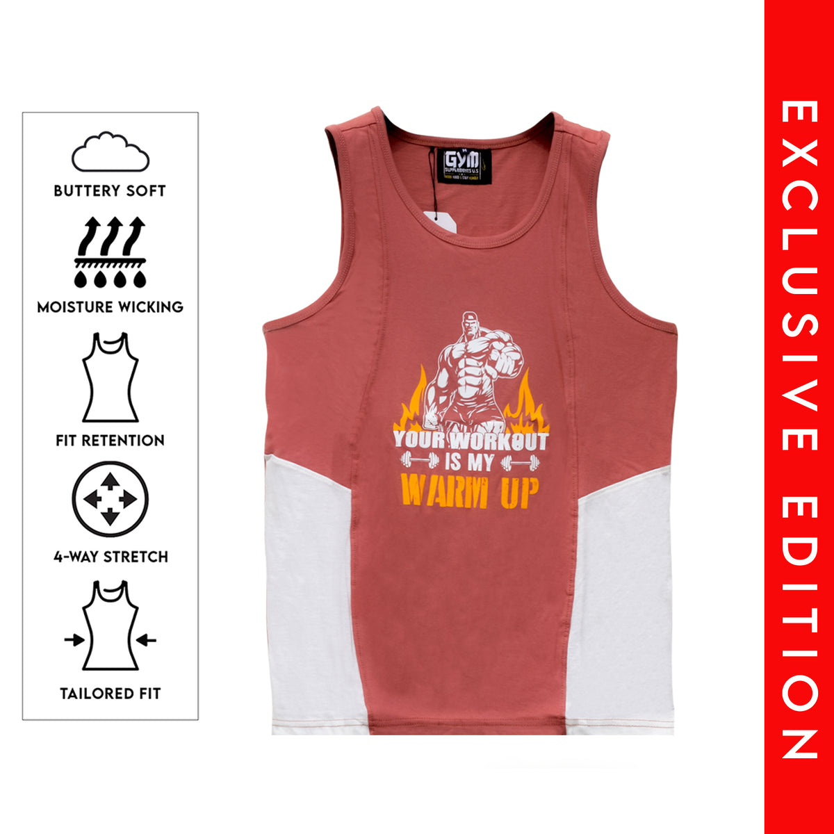 BEAST MODE TANKTOP | GYM SUPPLEMENTS U.S