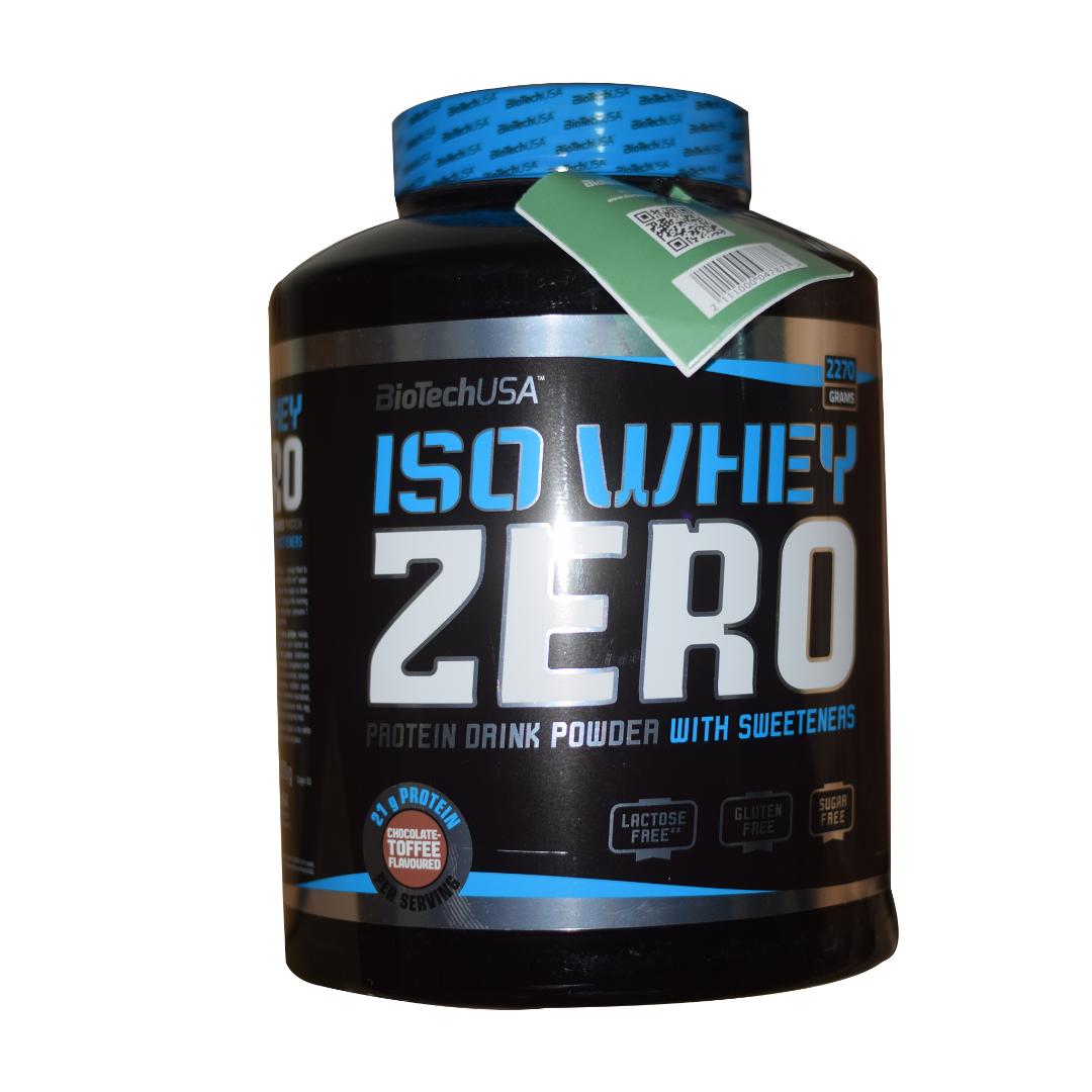 5 LBS-ISO WHEY ZERO | CHOCOLATE TOFFEE | GYM SUPPLEMENTS U.S