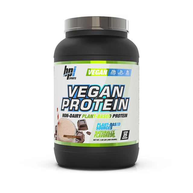 BPI SPORTS VEGAN PROTEIN | CHOCOLATE FLAVOR | GYM SUPPLEMENTS U.S