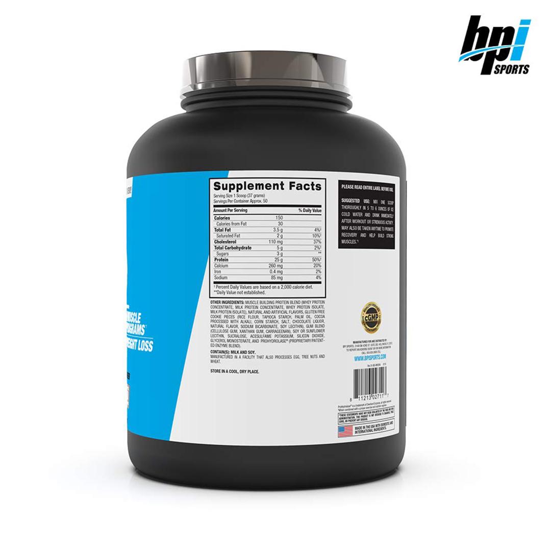 BPI WHEY HD - MILK & COOKIES | NUTRITION FACTS | GYMSUPPLEMENTSUS.COM