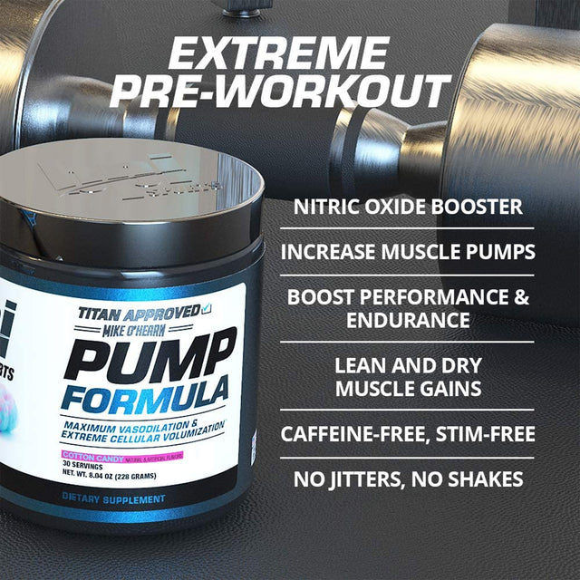 BPI PUMP FORMULA | COTTON CANDY FLAVOR | GYM SUPPLEMENTS U.S