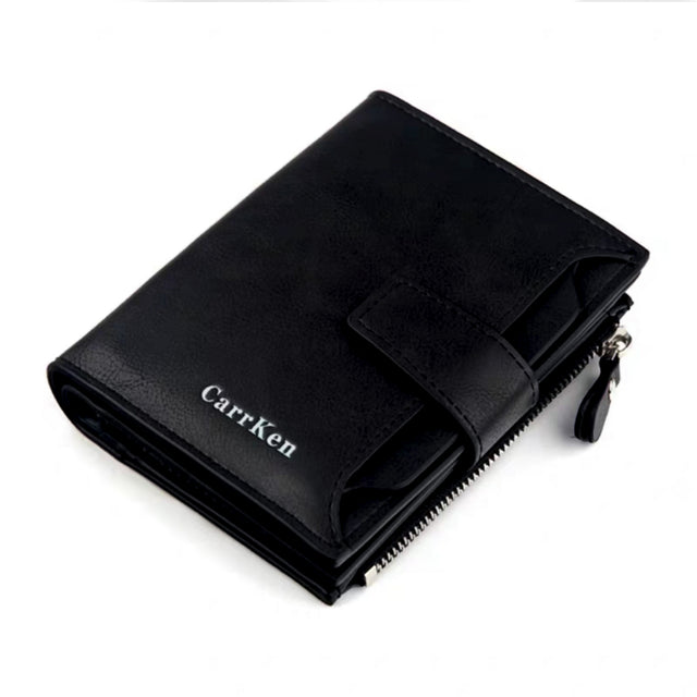 CARRKEN CASUAL WALLET | BLACK COLOR | GYM SUPPLEMENTS U.S