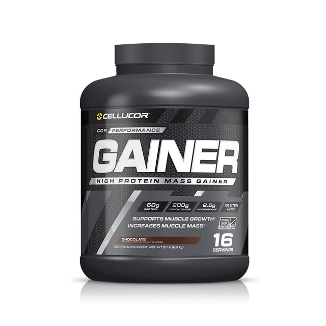 COR PERFORMANCE GAINER | 5LBS 16 SERVINGS CHOCOLATE FLAVOR | GYM SUPPLEMENTS U.S