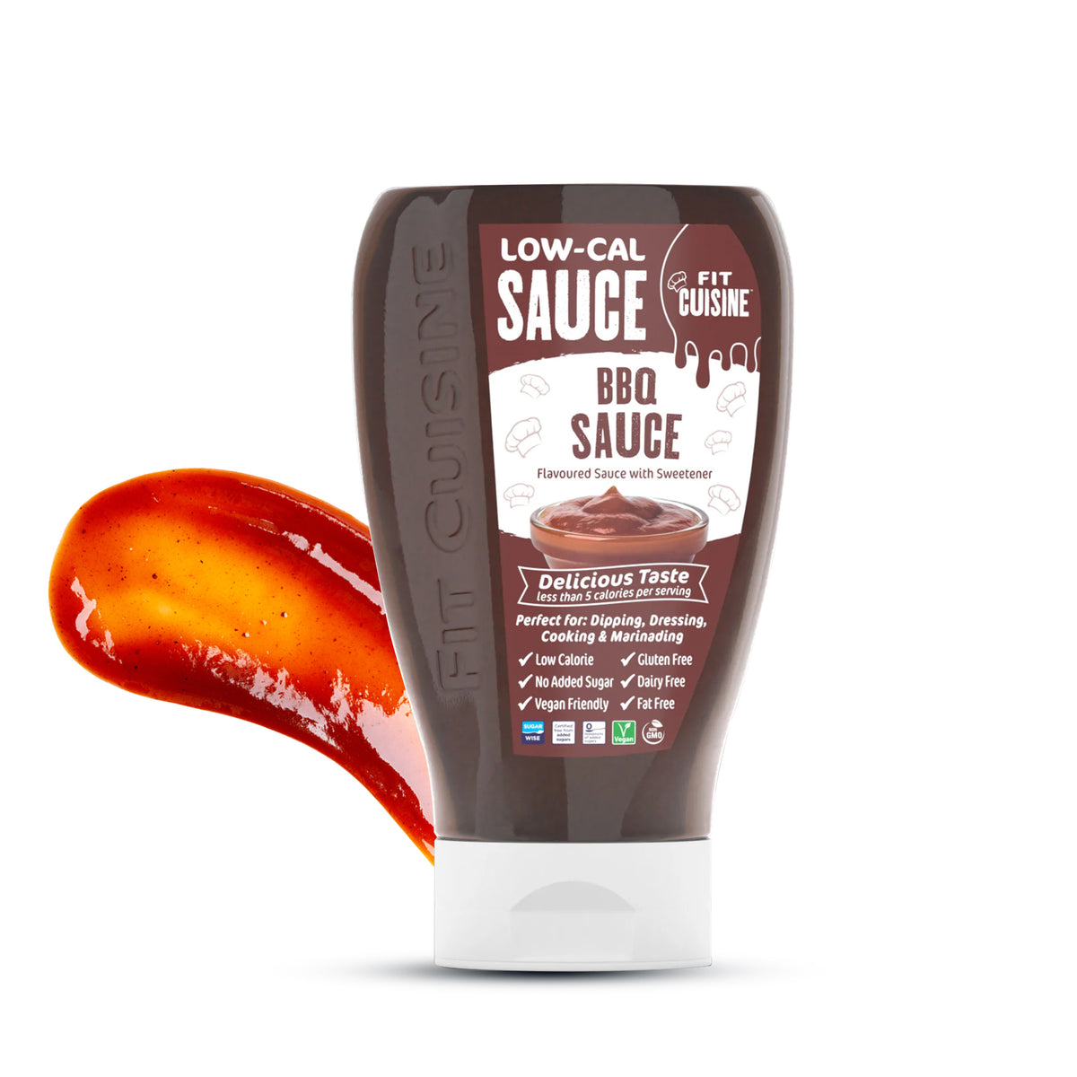 FIT CUISINE LOW-CAL SAUCE | BBQ FLAVOR | GYM SUPPLEMENTS U.S
