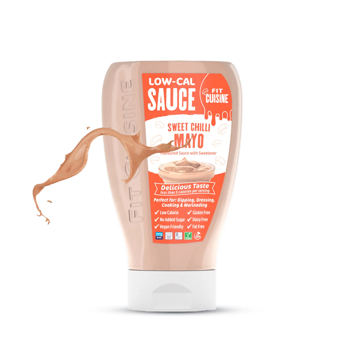 FIT CUISINE LOW-CAL SAUCE | SWEET CHILLI MAYO FLAVOR | GYM SUPPLEMENTS U.S