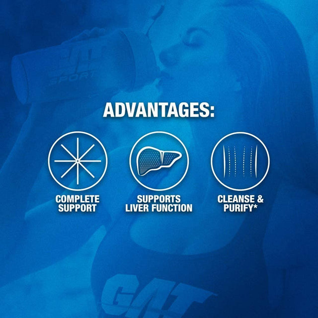 GAT LIVER CLEANSE | UNFLAVORED 60 VEG CAPSULES | GYM SUPPLEMENTS U.S