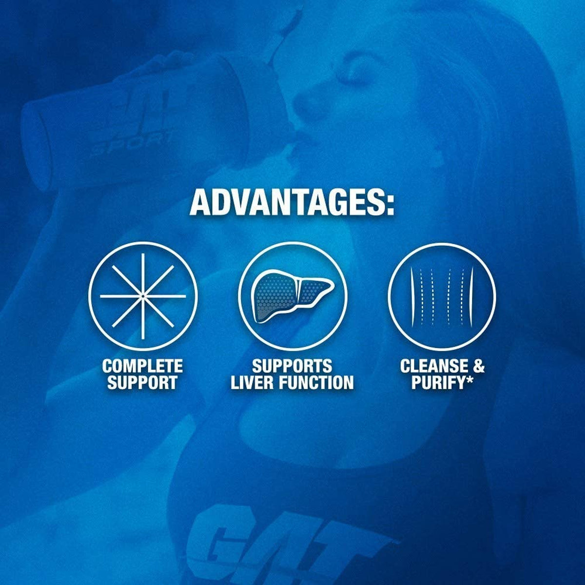 GAT LIVER CLEANSE | UNFLAVORED 60 VEG CAPSULES | GYM SUPPLEMENTS U.S