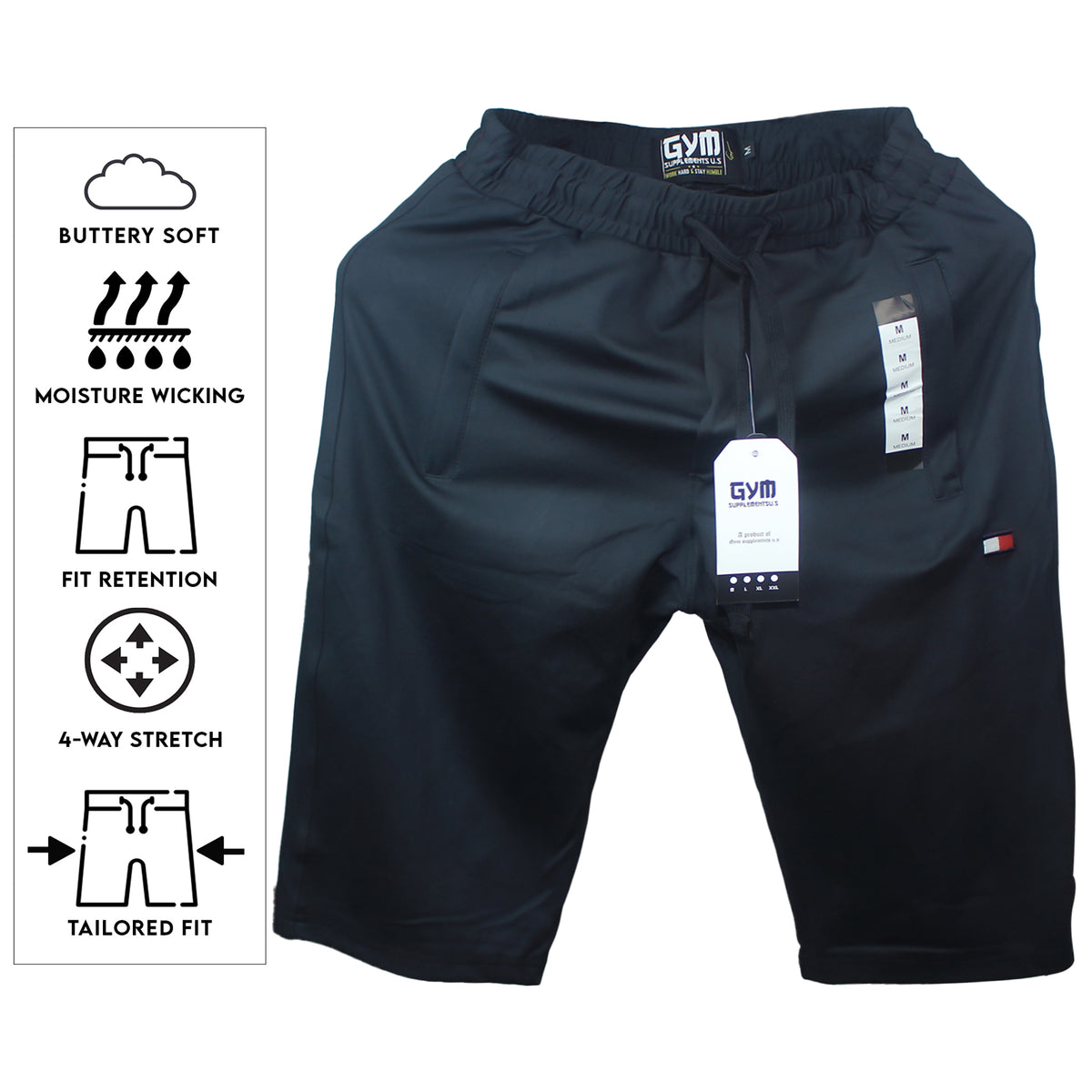 GSUS MENS GYM SHORTS | GYM SUPPLEMENTS U.S