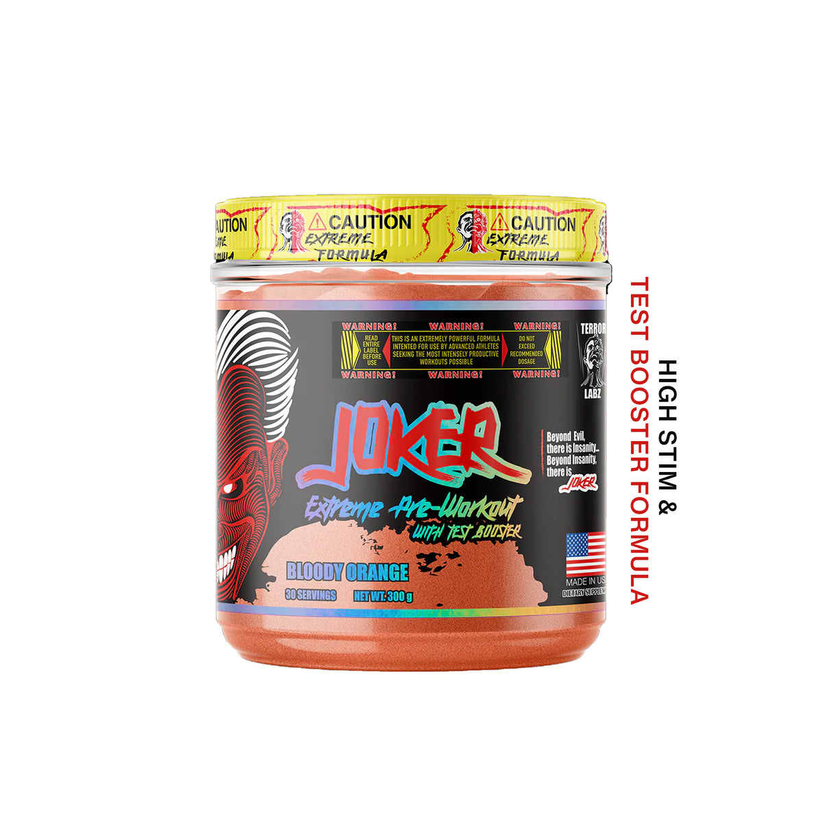 joker best high stim pre workout with test booster for men | gym supplements u.s