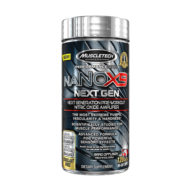 NANOX9 NEXT GEN | 120 RAPID CAPLETS | GYM SUPPLEMENTS U.S