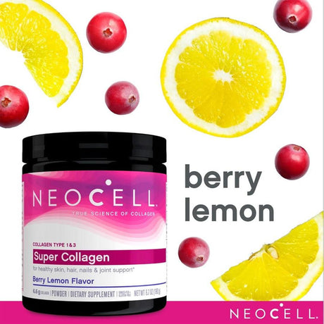 NEOCELL SUPER COLLAGEN | BERRY LEMON FLAVOR | GYM SUPPLEMENTS U.S