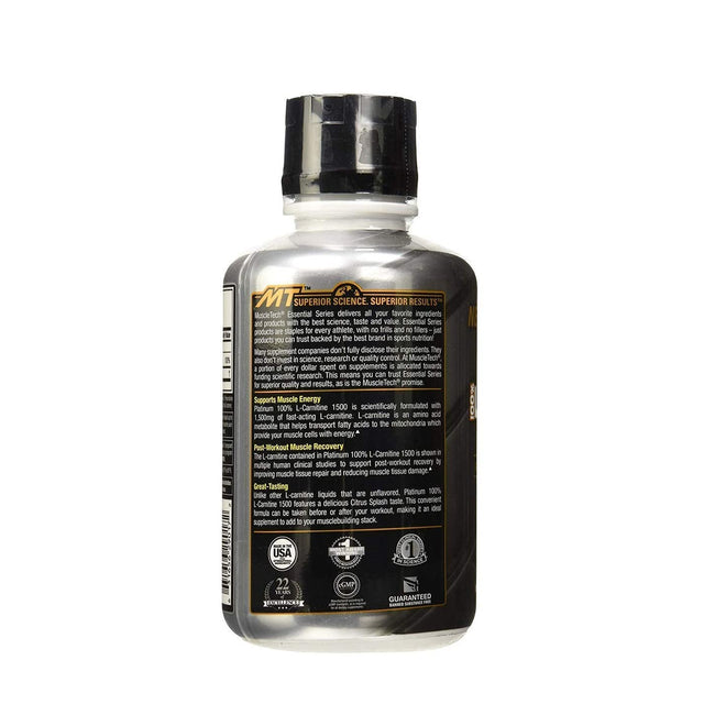 PLATINUM 100% L-CARNITINE 1500 | NUTRITION FACTS | GYM SUPPLEMENTS U.S