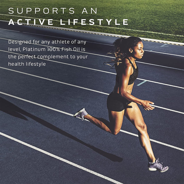 PLATINUM 100% OMEGA FISH OIL | 100 SOFTGELS | GYM SUPPLEMENTS U.S