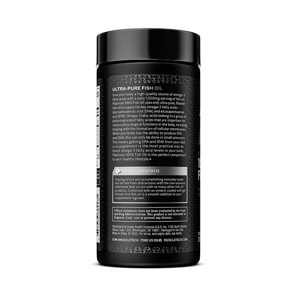 PLATINUM 100 OMEGA FISH OIL GYM SUPPLEMENTS U.S