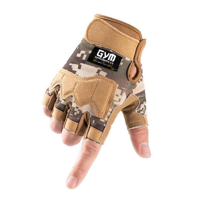 RAW MILITARY GLOVES | CAMOUFLAGE | GYM SUPPLEMENTS U.S