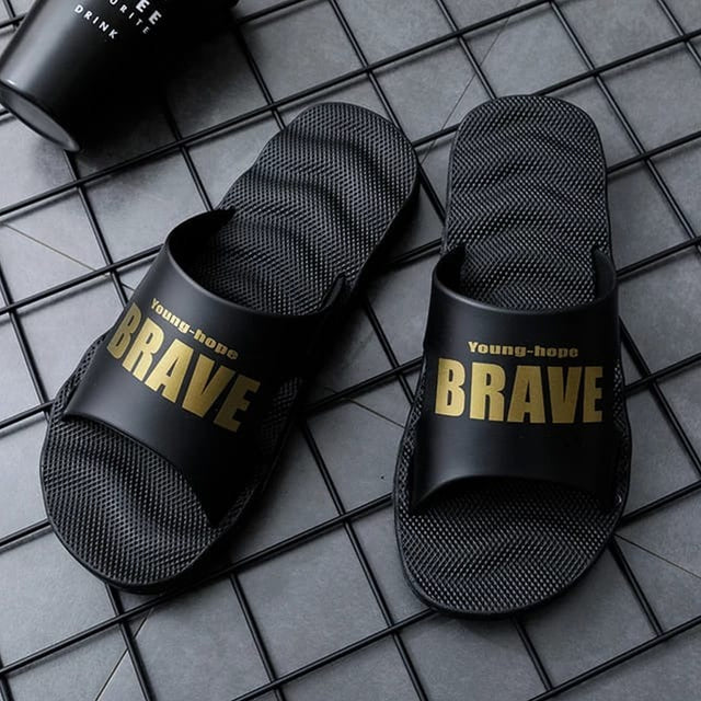 SLIDES SANDALS WEH | GOLDEN COLOR | GYM SUPPLEMENTS U.S