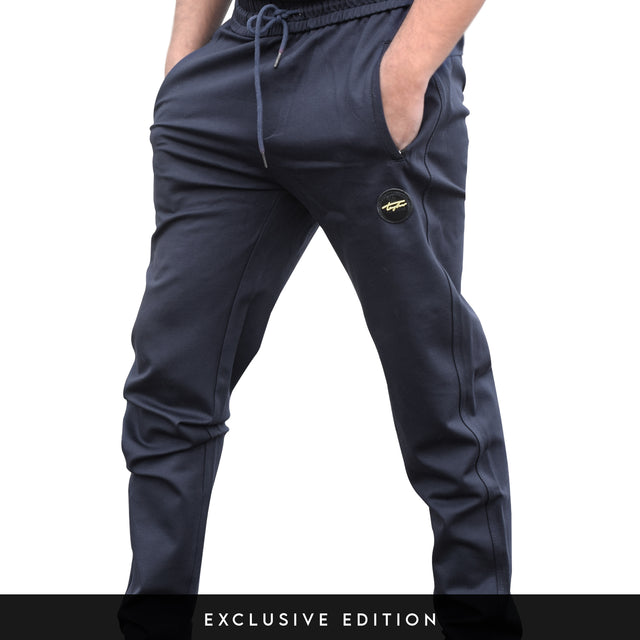 TAPERED GYM SWEATPANTS | BLACK COLOR | GYM SUPPLEMENTS U.S