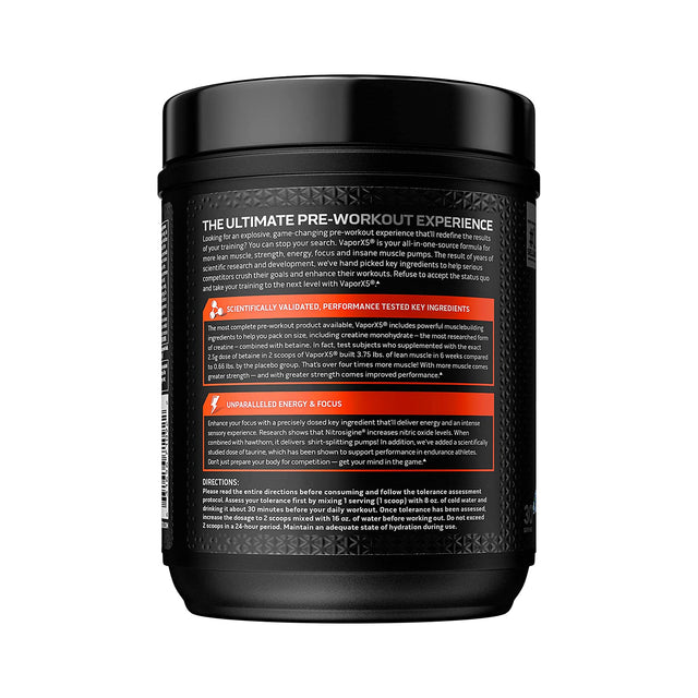 VAPORX5 | 30 SERVINGS | BLUE RAZZ FREEZE | GYM SUPPLEMENTS U.S