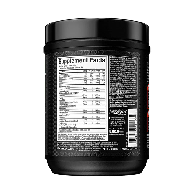 VAPORX5 | 30 SERVINGS | BLUE RAZZ FREEZE | GYM SUPPLEMENTS U.S