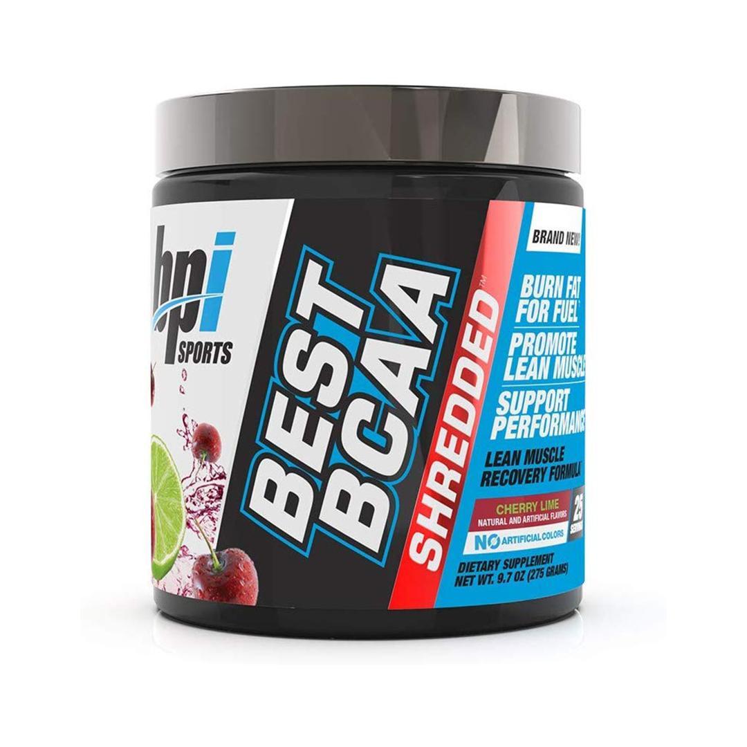 BPI BEST BCAA SHREDDED - CHERRY LIME FLAVOR | 25 SERVINGS | GYMSUPPLEMENTSUS.COM
