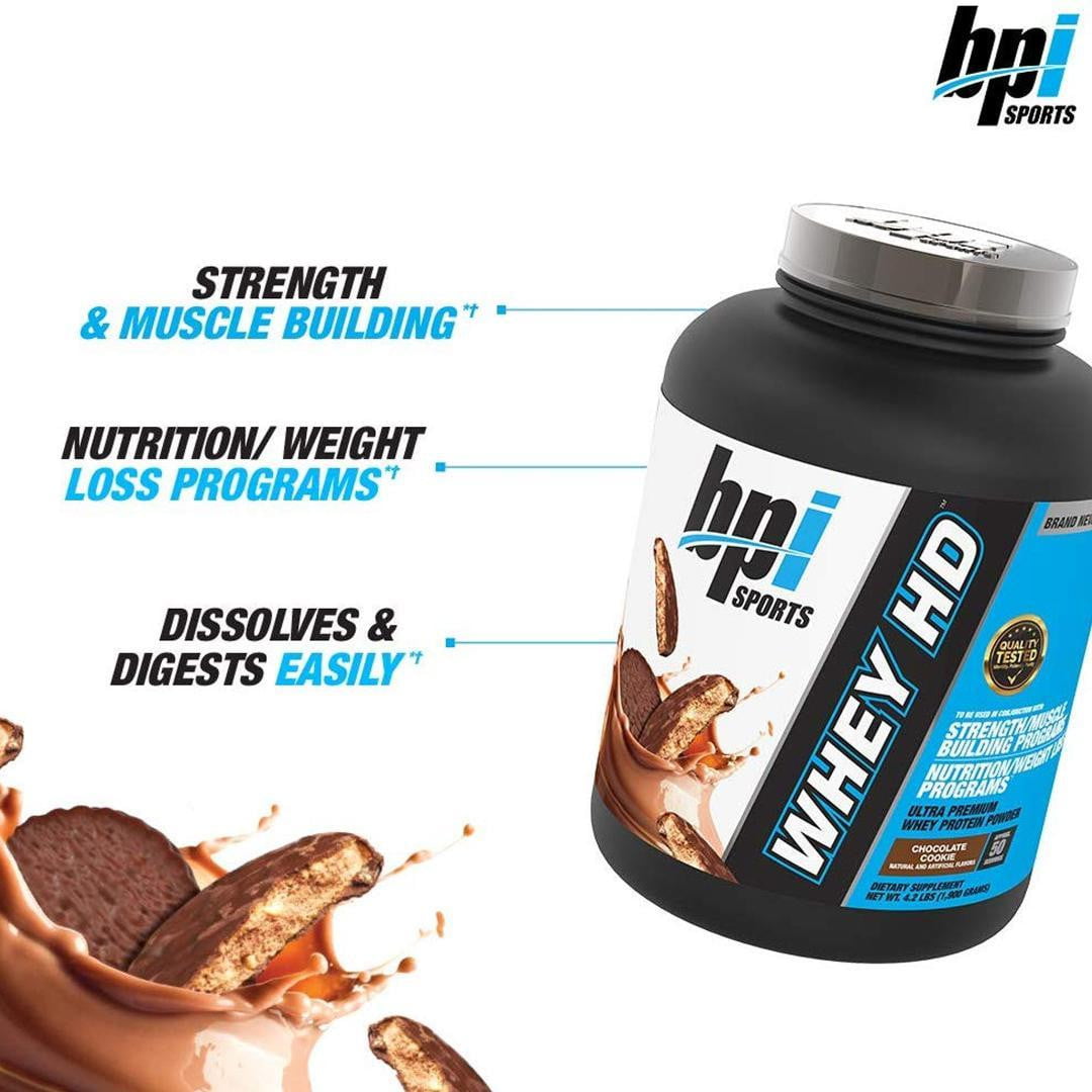 BPI WHEY HD - CHOCOLATE COOKIE | GYMSUPPLEMENTSUS.COM