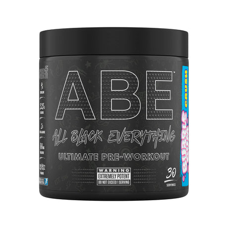 ABE - ALL BLACK EVERYTHING PRE-WORKOUT | BUBBLE GUM CRUSH | GYM SUPPLEMENTS U.S