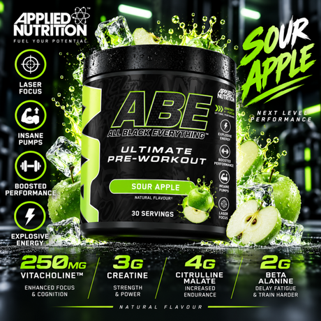 Applied Nutrition ABE Ultimate Pre-Workout Sour Apple 30 Servings