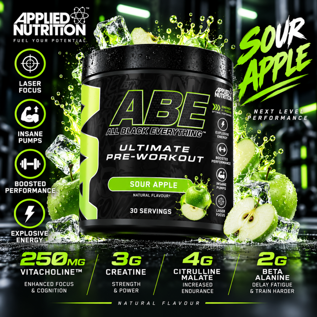 Applied Nutrition ABE Ultimate Pre-Workout Sour Apple 30 Servings
