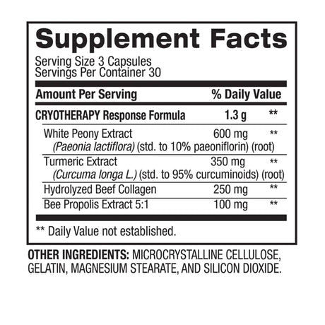 MUSCLE & JOINT FIX - NUTRITION FACTS | GYM SUPPLEMENTS U.S 