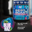 BPI BEST BCAA SHREDDED - BLUE RAZ FLAVOR | 25 SERVINGS | GYMSUPPLEMENTSUS.COM